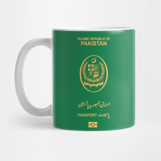 Pakistan passport Mug